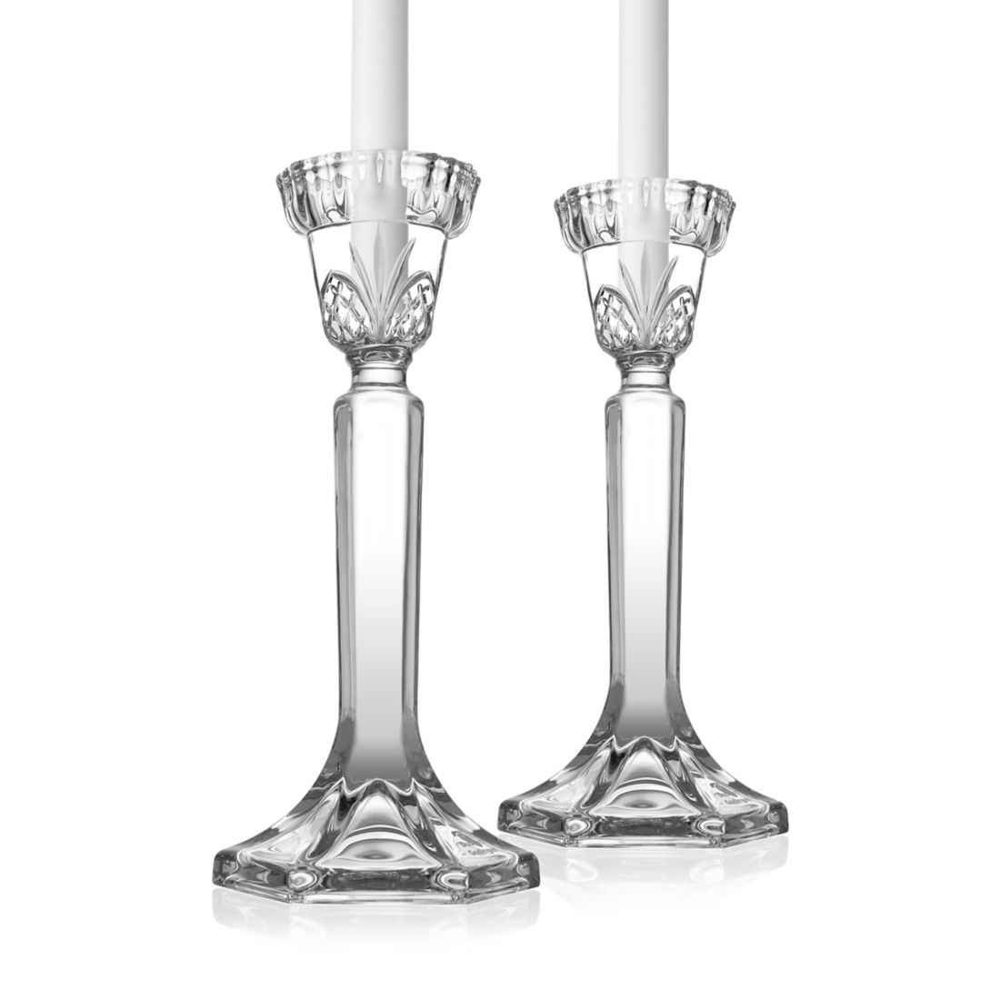 Godinger Dublin Crystal Candlestick Pair