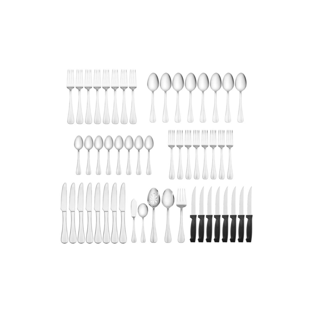 Pfaltzgraff 53 Piece Simplicity Flatware Set