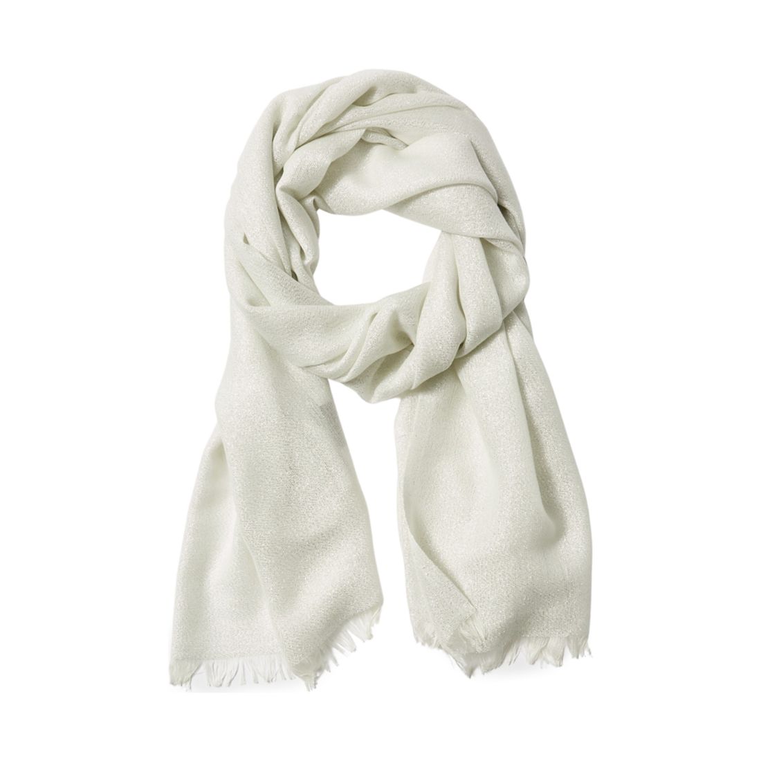 V Fraas Women's Solid Metallic Wrap