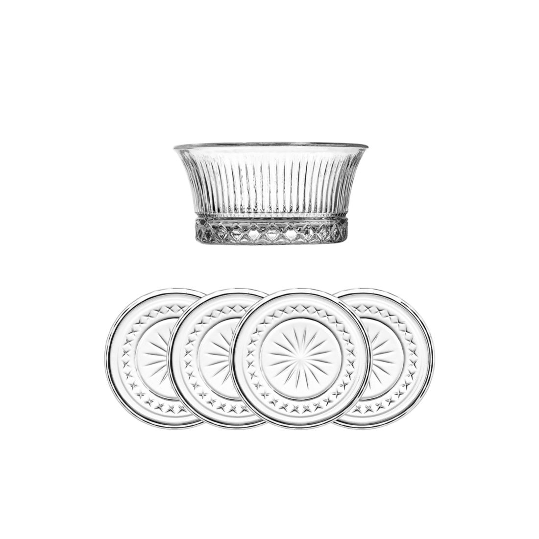 Biltmore Crystal Wine Coasters
