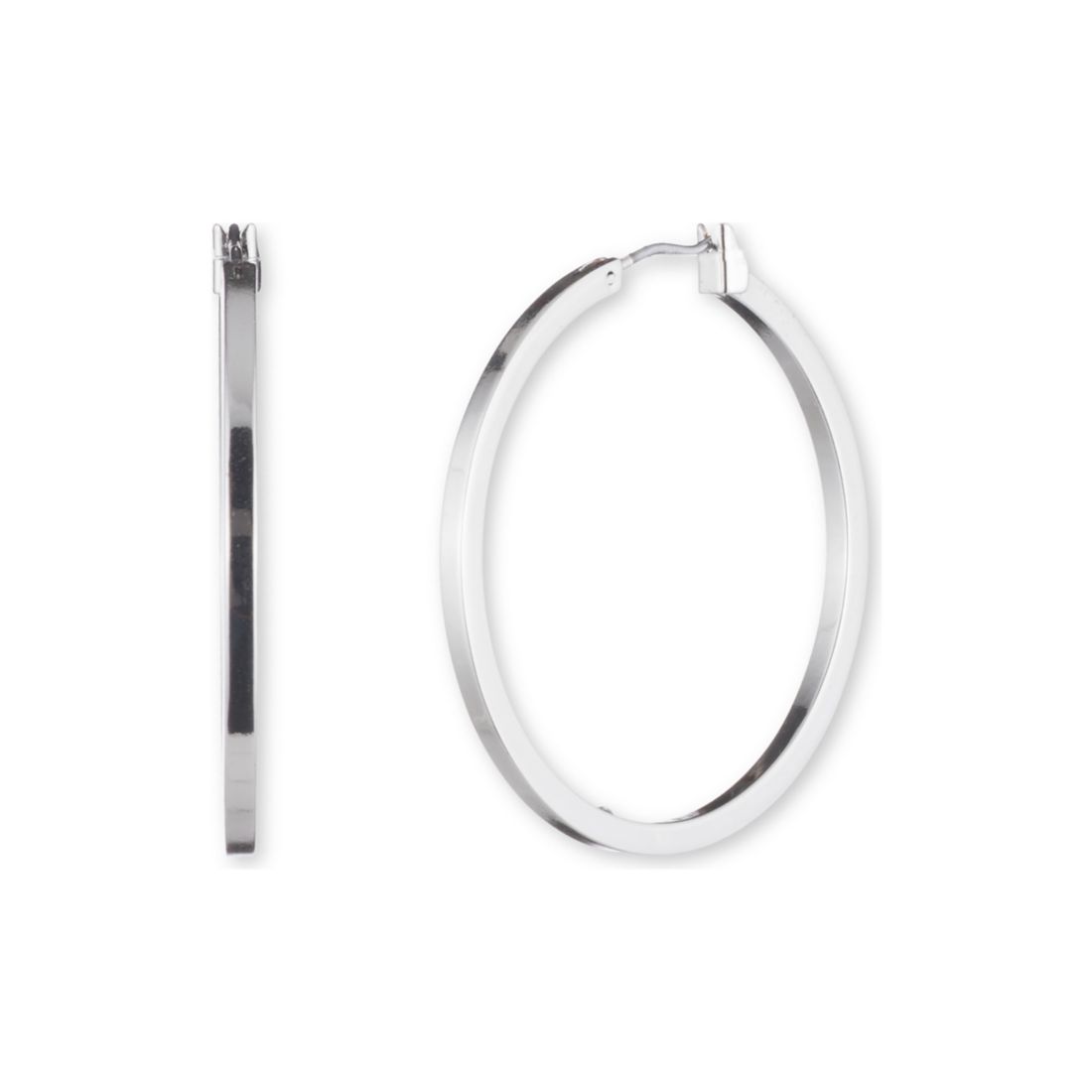 DKNY Large Thin Hoop Earrings