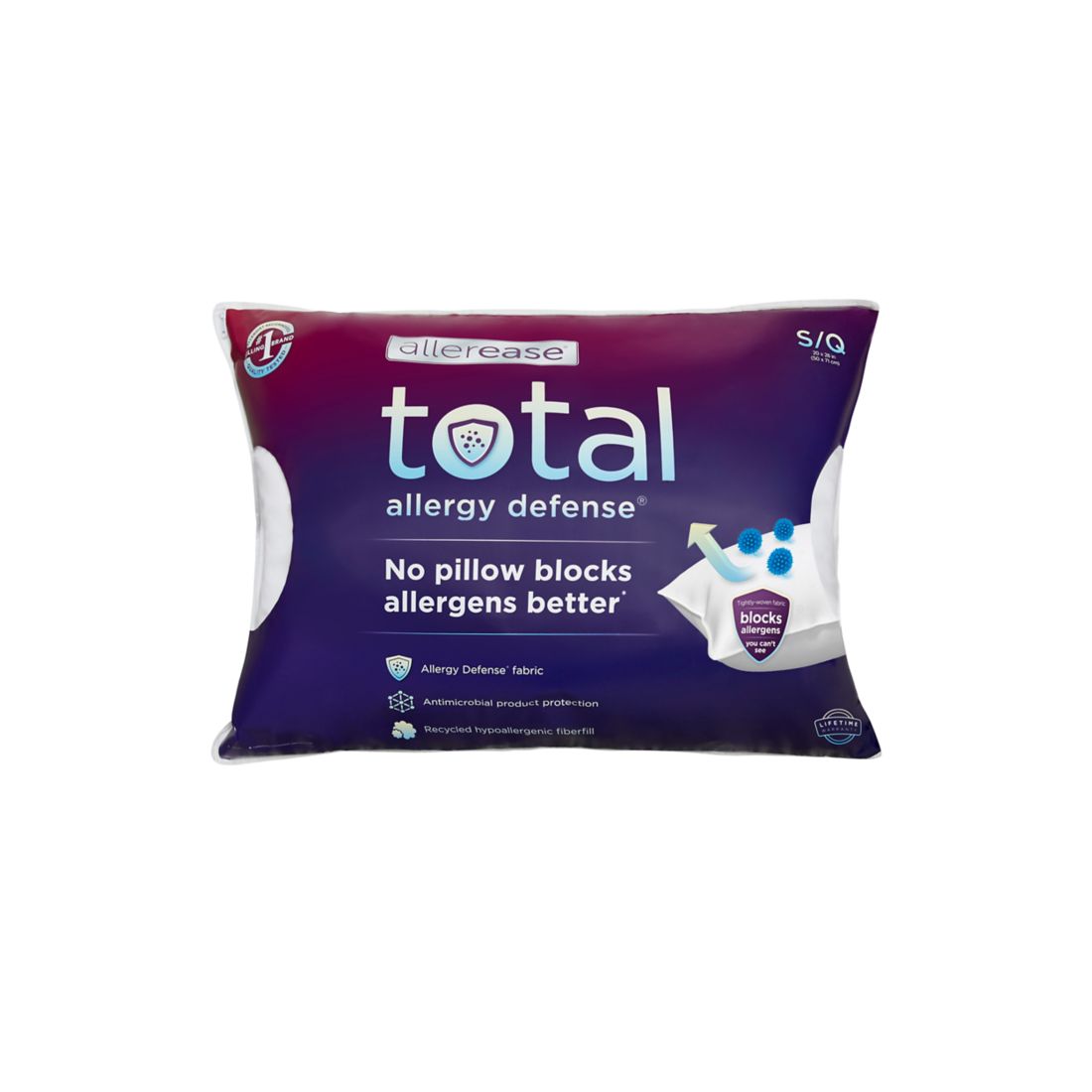 Allerease Total Allergy Defense King Pillow
