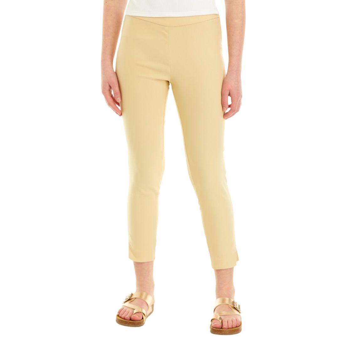 Crown & Ivy Kids Side Slit Pull On Pants