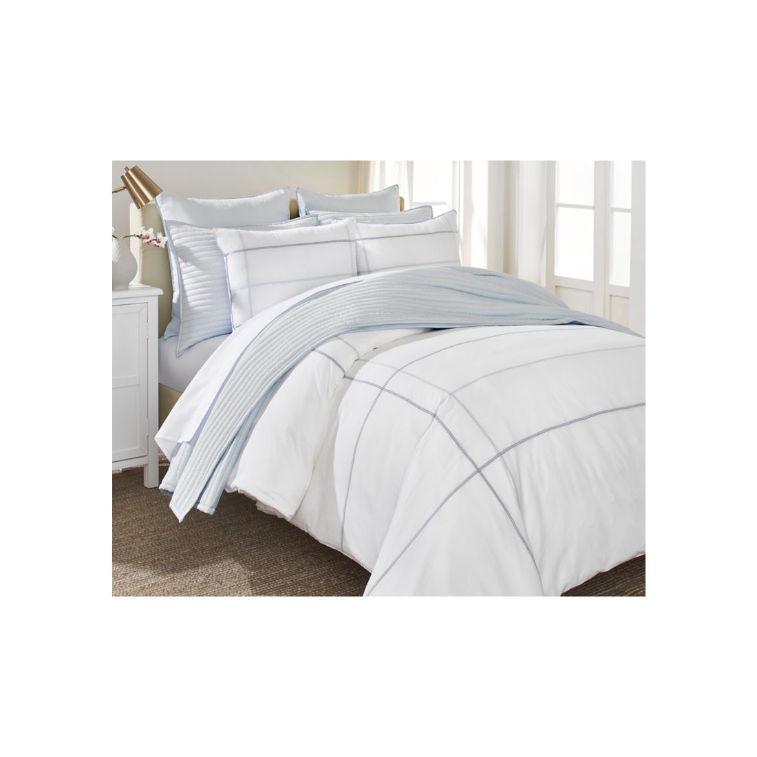 Malabar Hill Interlock Plaid Comforter Set