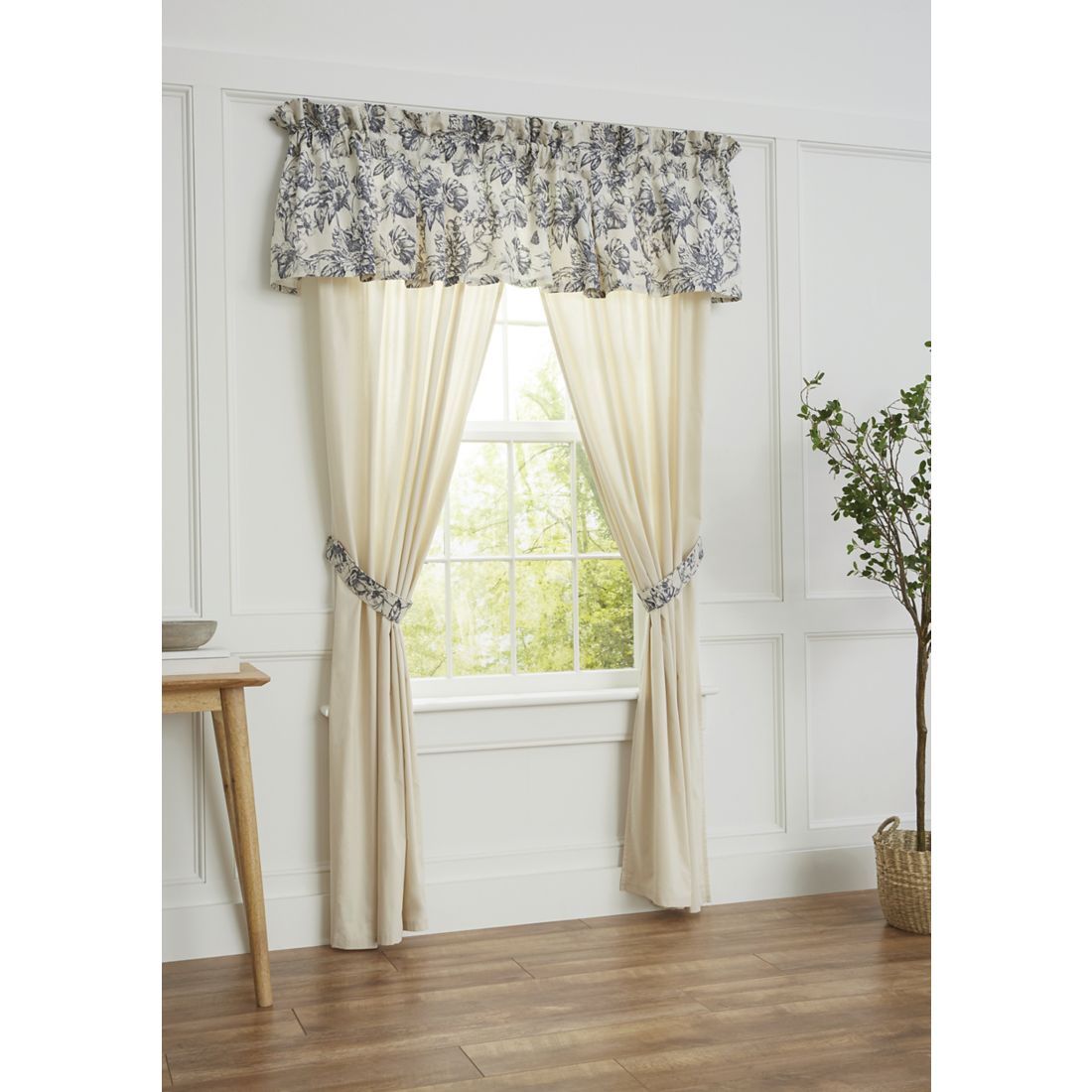 Biltmore Adora Drapery Pair with tie backs