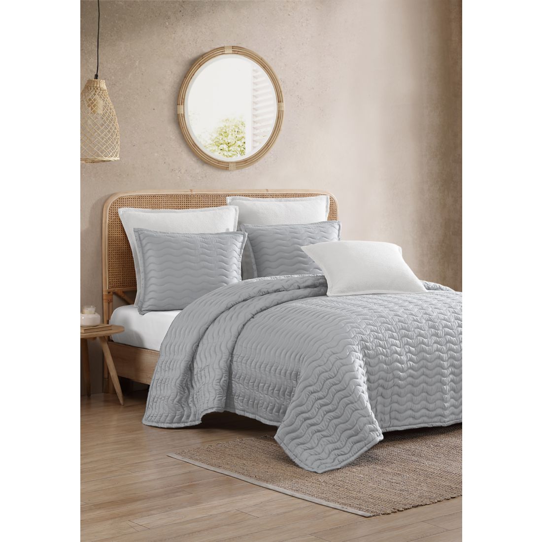 Bamboo Essence Wave Quilt Set