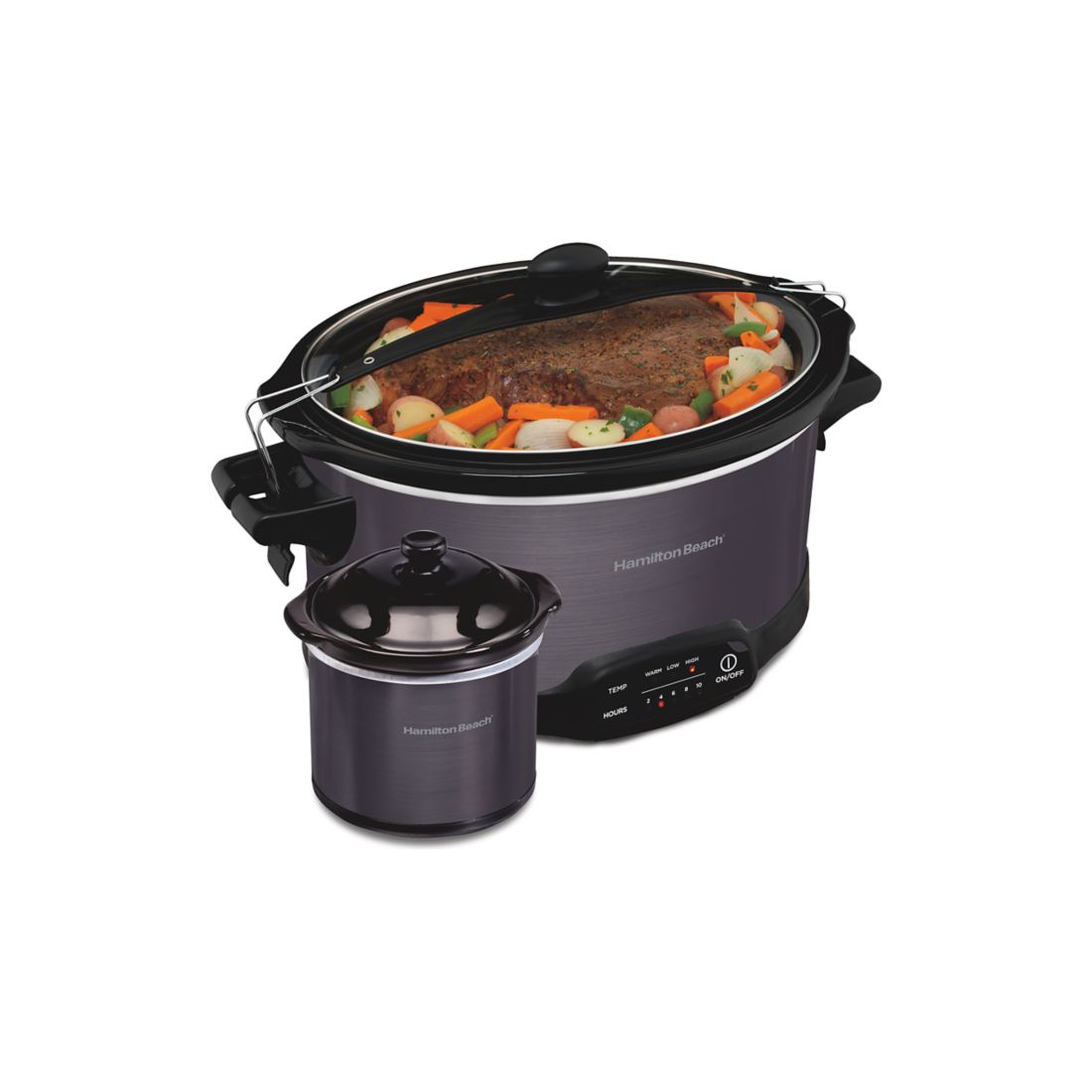 Hamilton Beach 7 Quart Programable Slow Cooker with Dipper