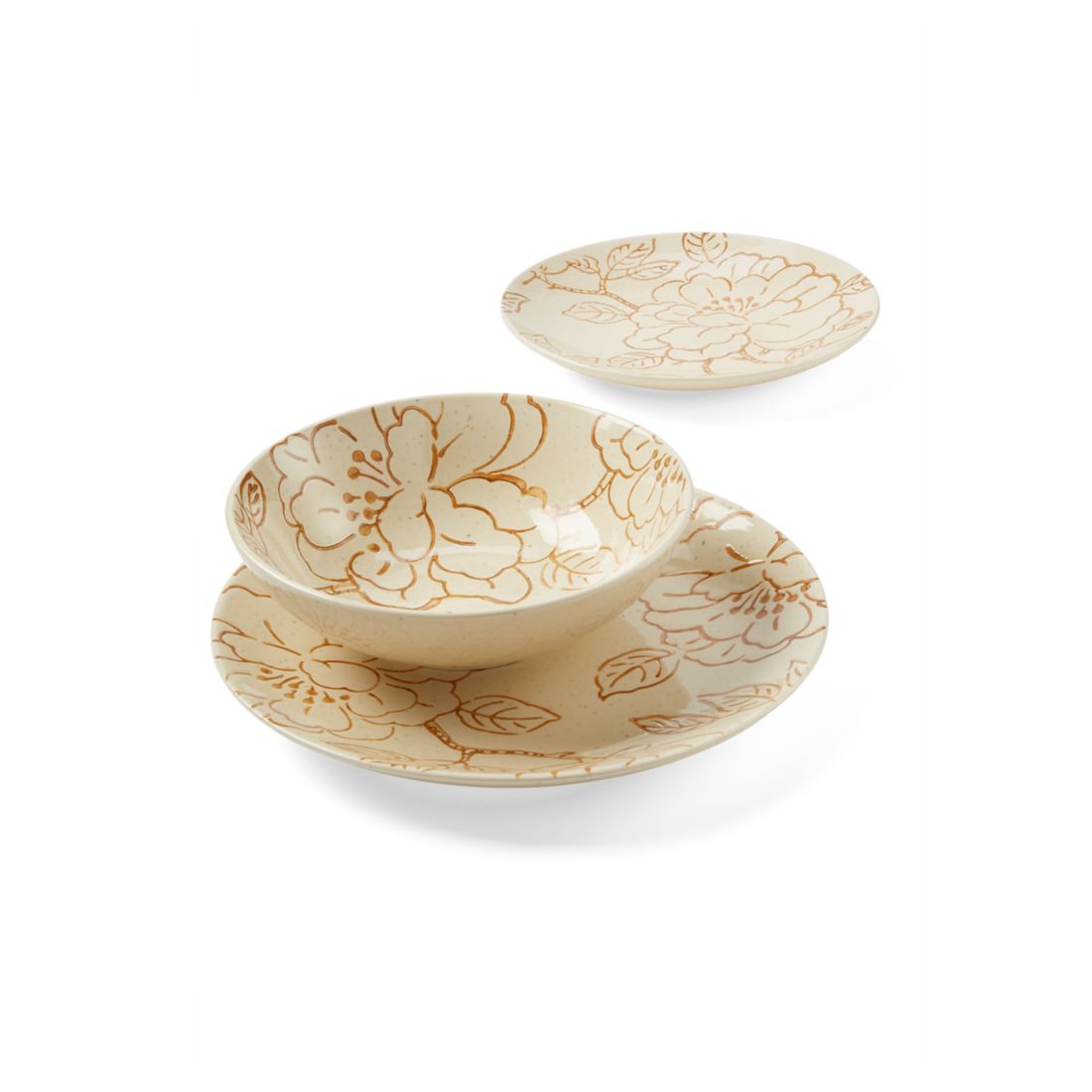 Baum Brothers Hawthorn 12 Piece Dinnerware Set