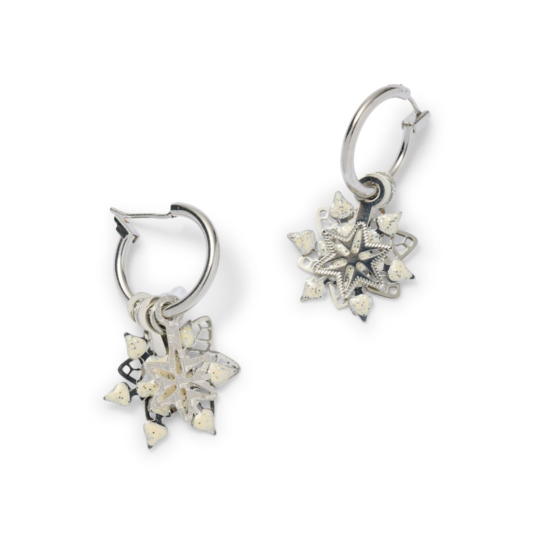 Belk Snowflake Charm Earrings