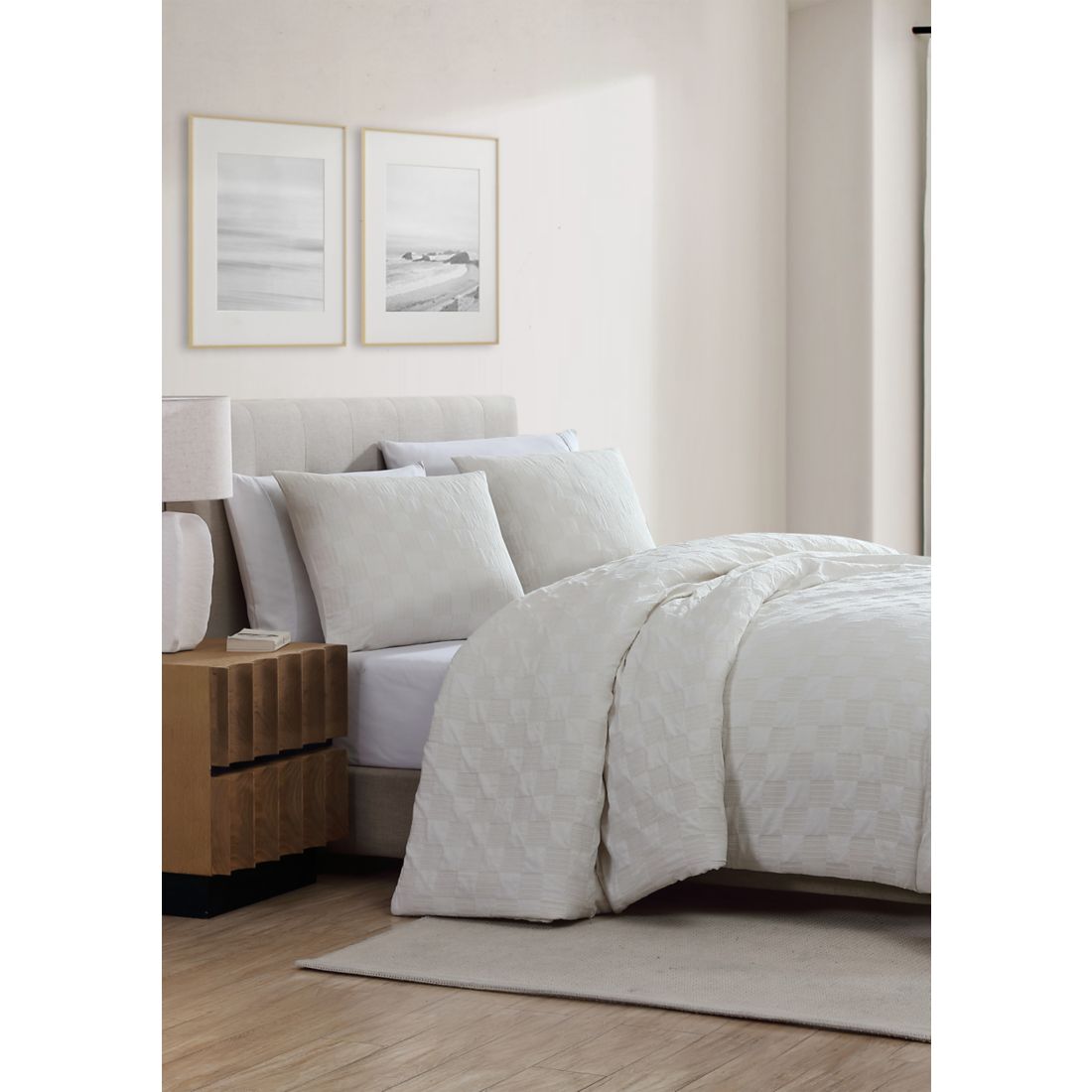 Sanctuary Jacquard Grid Comforter Set