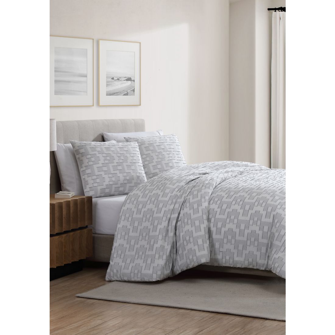 Sanctuary Heather Clip Comforter Set