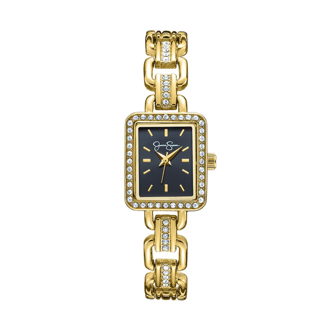Jessica Simpson Women's Rectangular Bracelet Watch