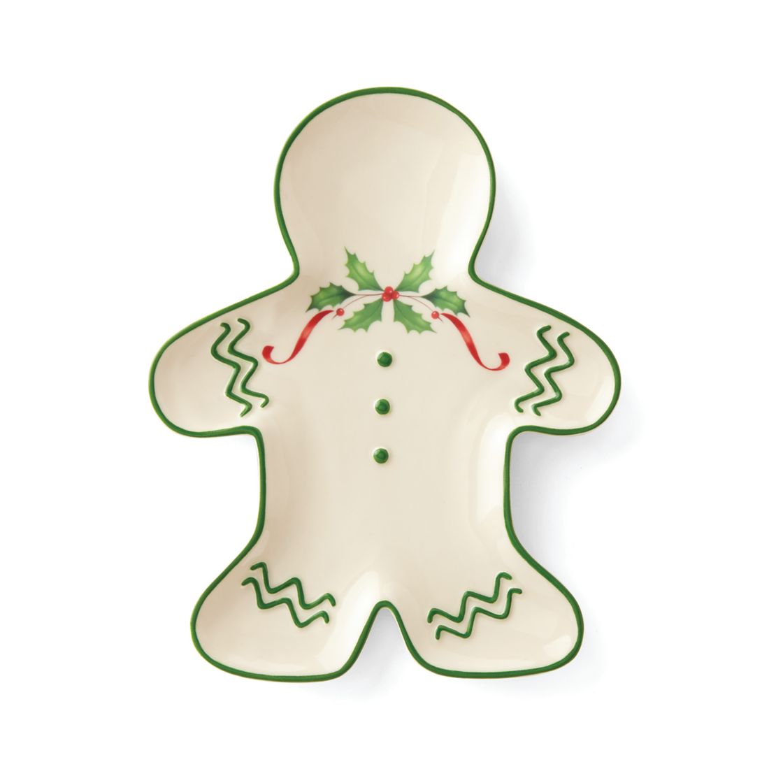 Lenox Gingerbread Man Accent Plate