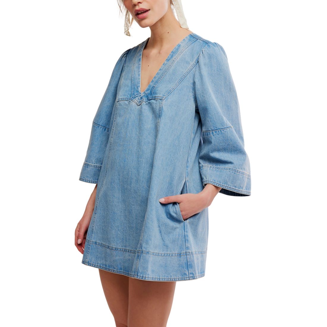 Belk Free People Women's Goldie Balloon Sleeve Dress available now at The  Avenues