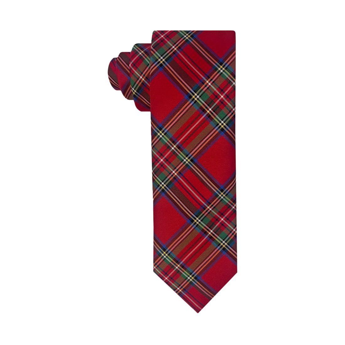 holiday plaid tie