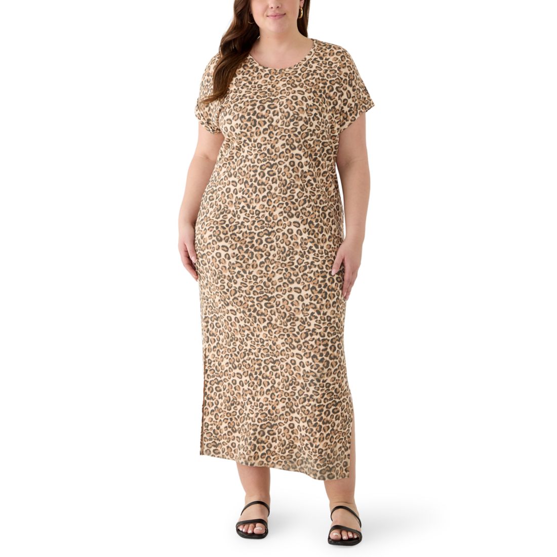 fitted lace wedding dress Naomi Short Sleeve Maxi Dress main image 0