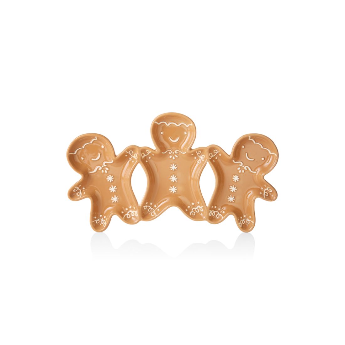 Godinger Gingerbread Man Trio Serving Platter