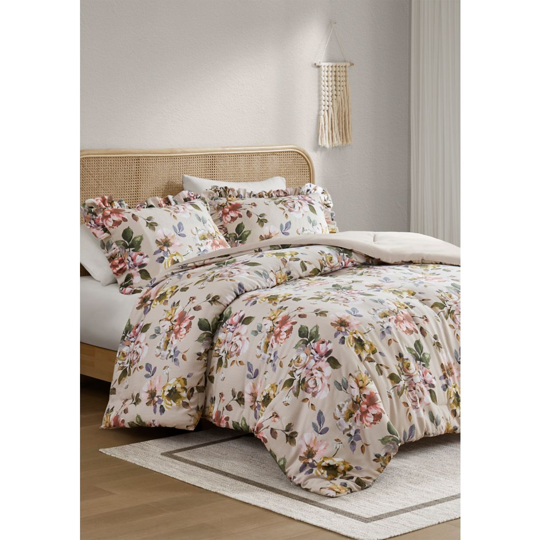 Cedar & Rose Floral Comforter Set