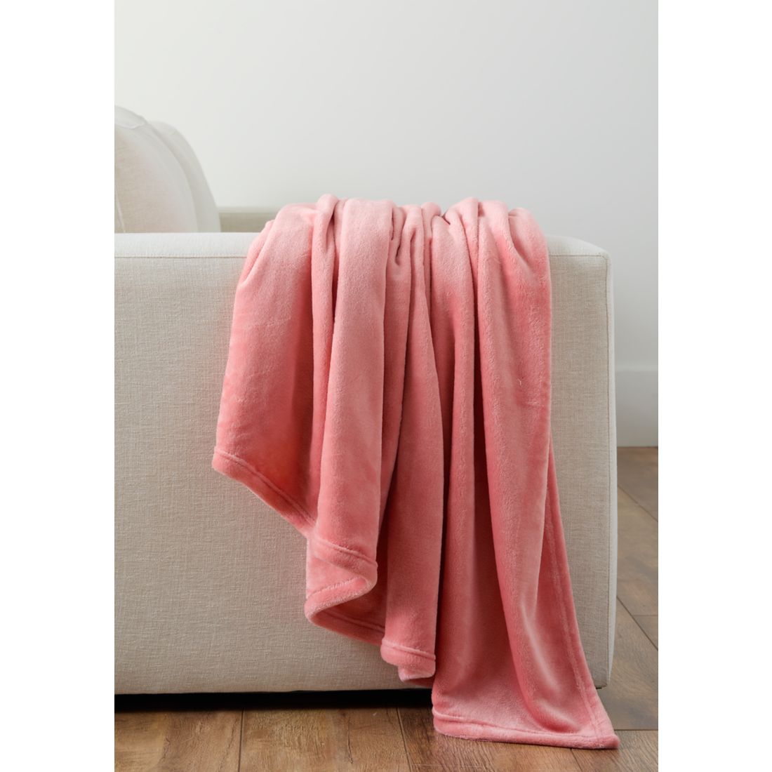 Modern. Southern. Home. Solid Plush Throw Blanket