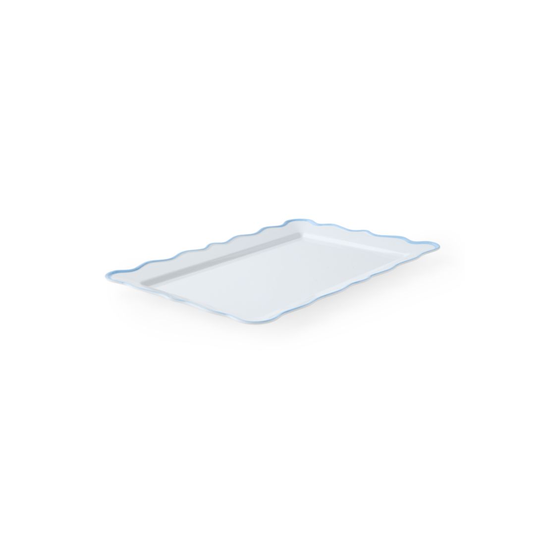 Crown & Ivy Ruffle Serving Tray