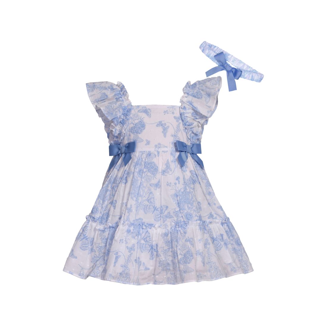 undefined Bonnie Jean Toddler Girls Toile Dress with Headband available now  at Mall of Georgia