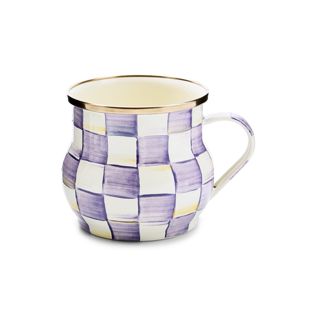 Mackenzie-childs Violet Check Mug