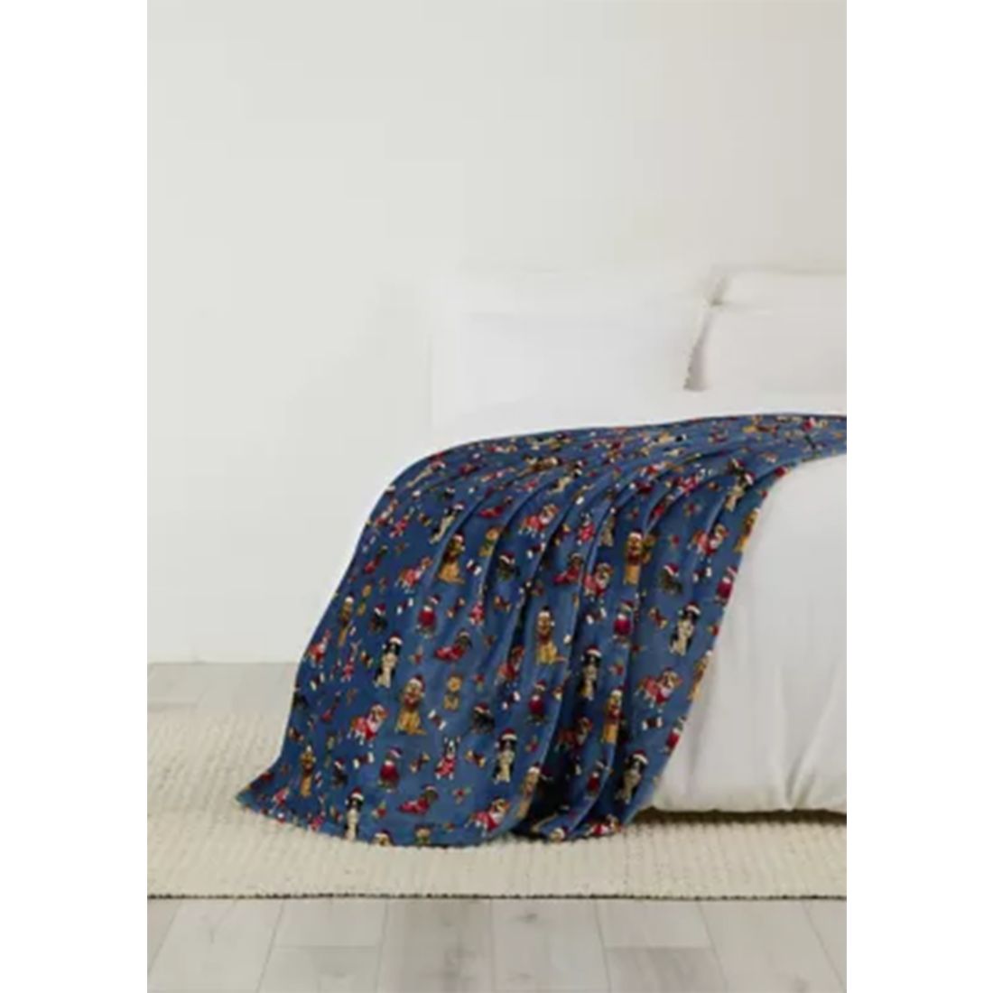 Joyland Dog Pattern Plush Throw Blanket