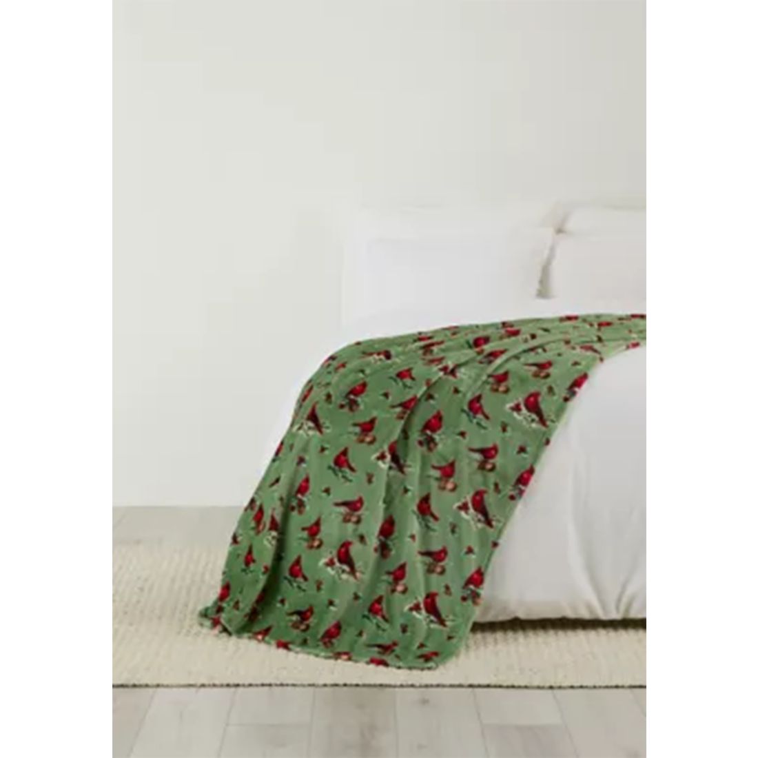 Joyland Cardinal Plush Blanket