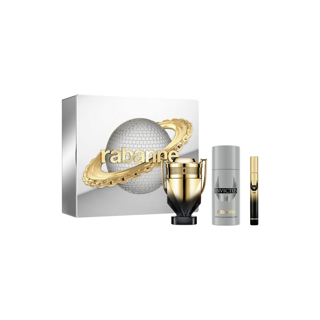 Rabanne Men's 3-Piece Invictus Elixir Gift Set