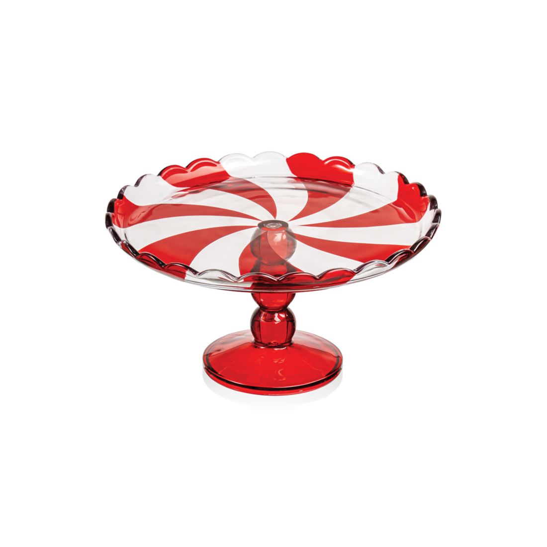 Godinger Peppermint Cake Plate