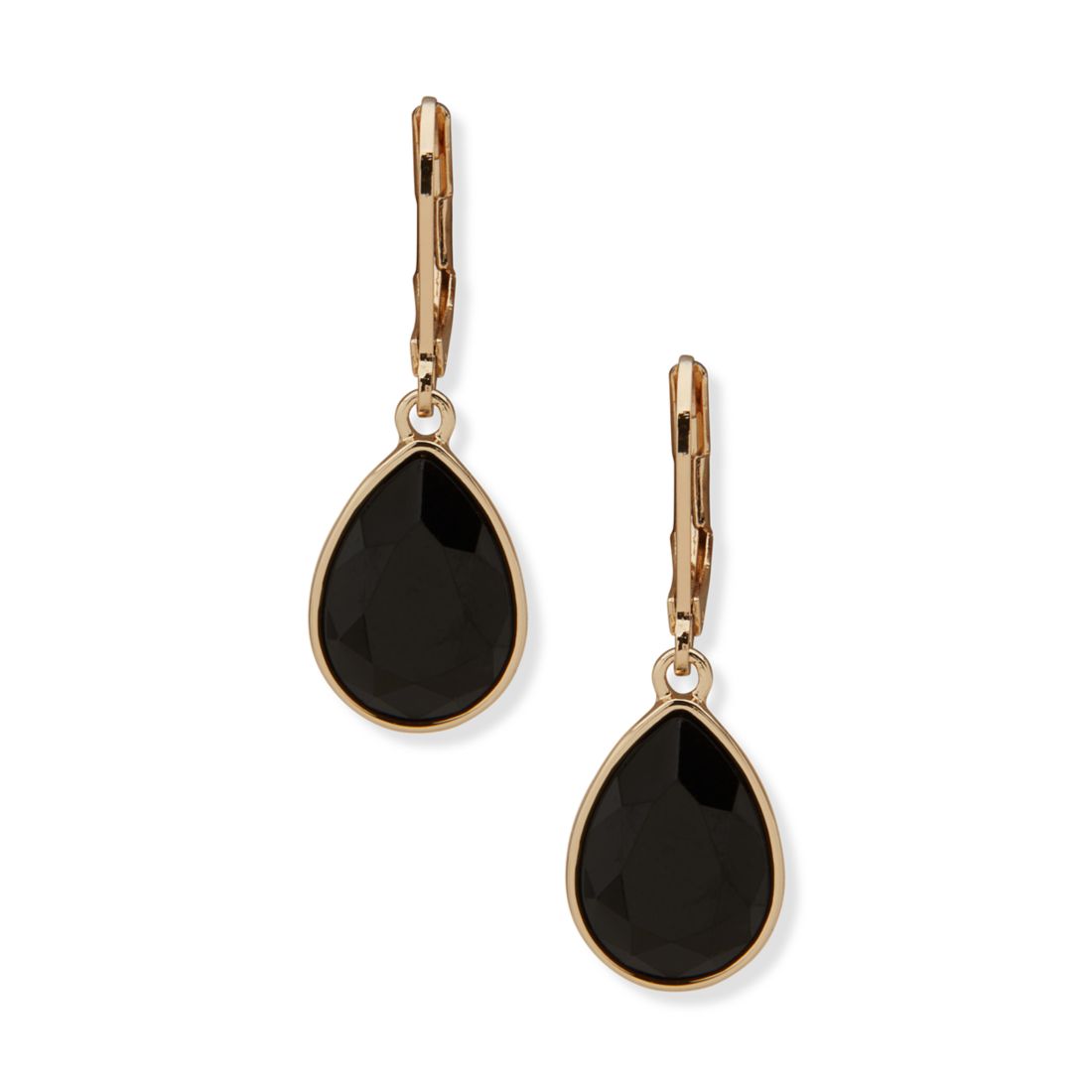 Nine West Teardrop Stone Drop Earrings