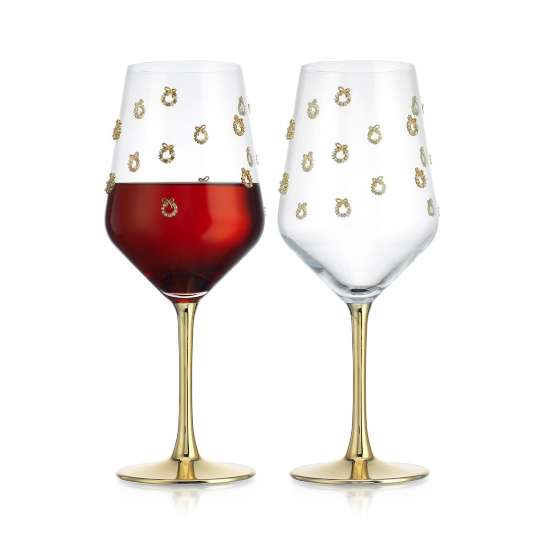 Godinger Gold Wreath Goblets