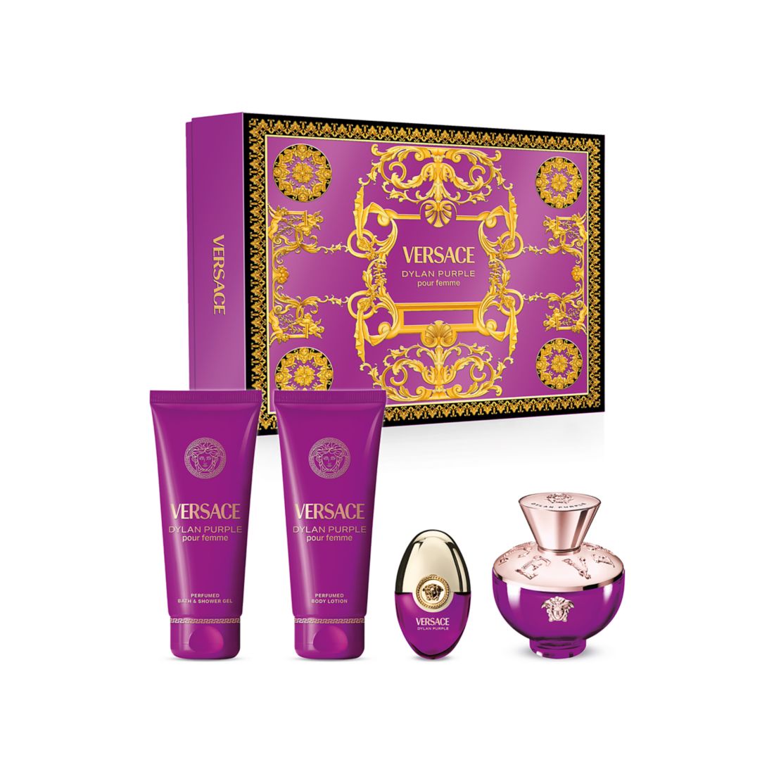 Versace Dylan Purple 4-Piece Gift Set