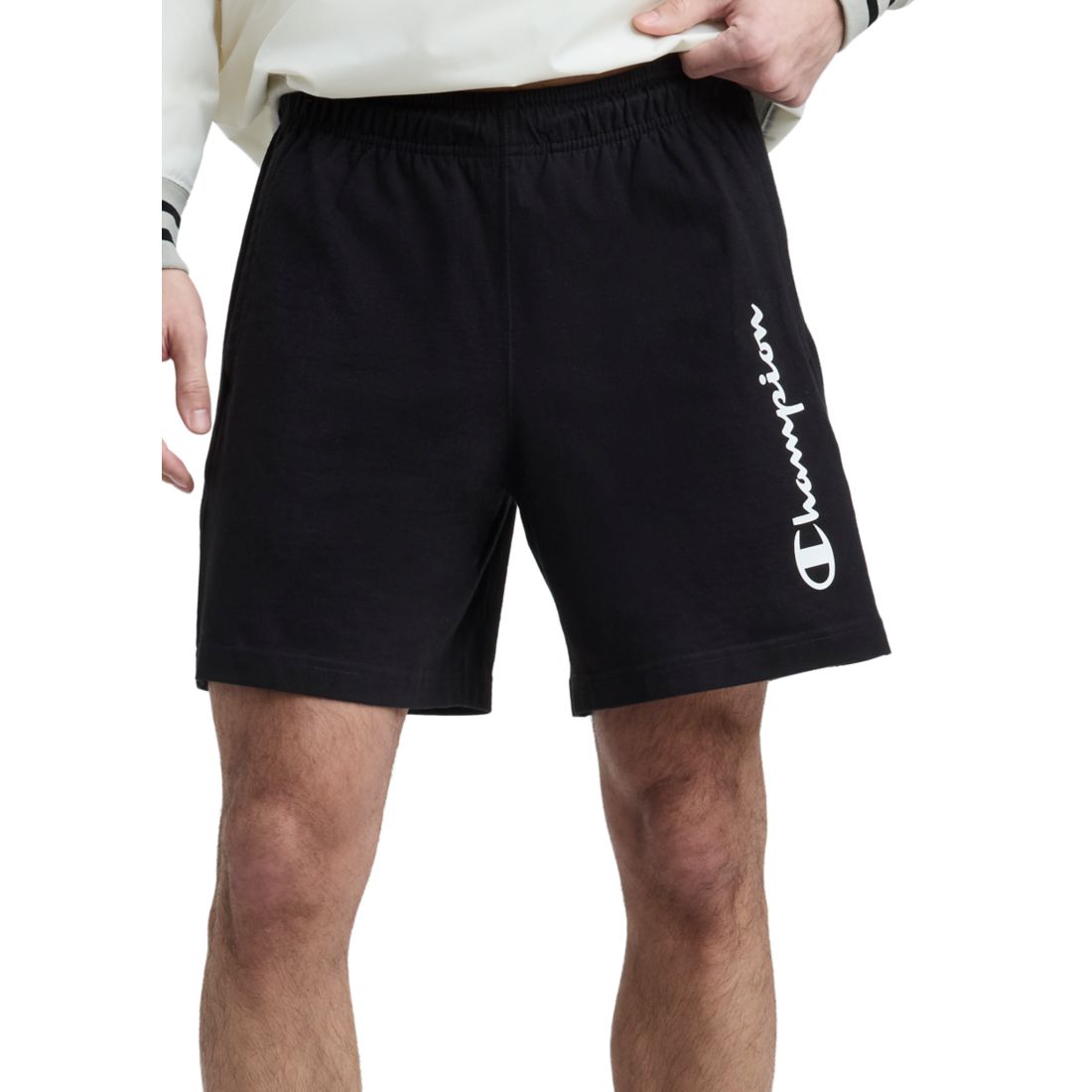 Champion Men's Large Script 7" Jersey Shorts