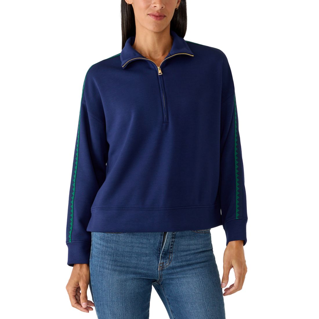 Crown & Ivy Women's 1/4 Zip Yummy Pullover