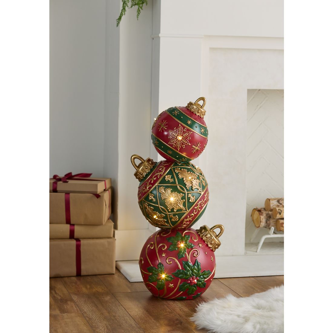 Biltmore Large Ornament Stack
