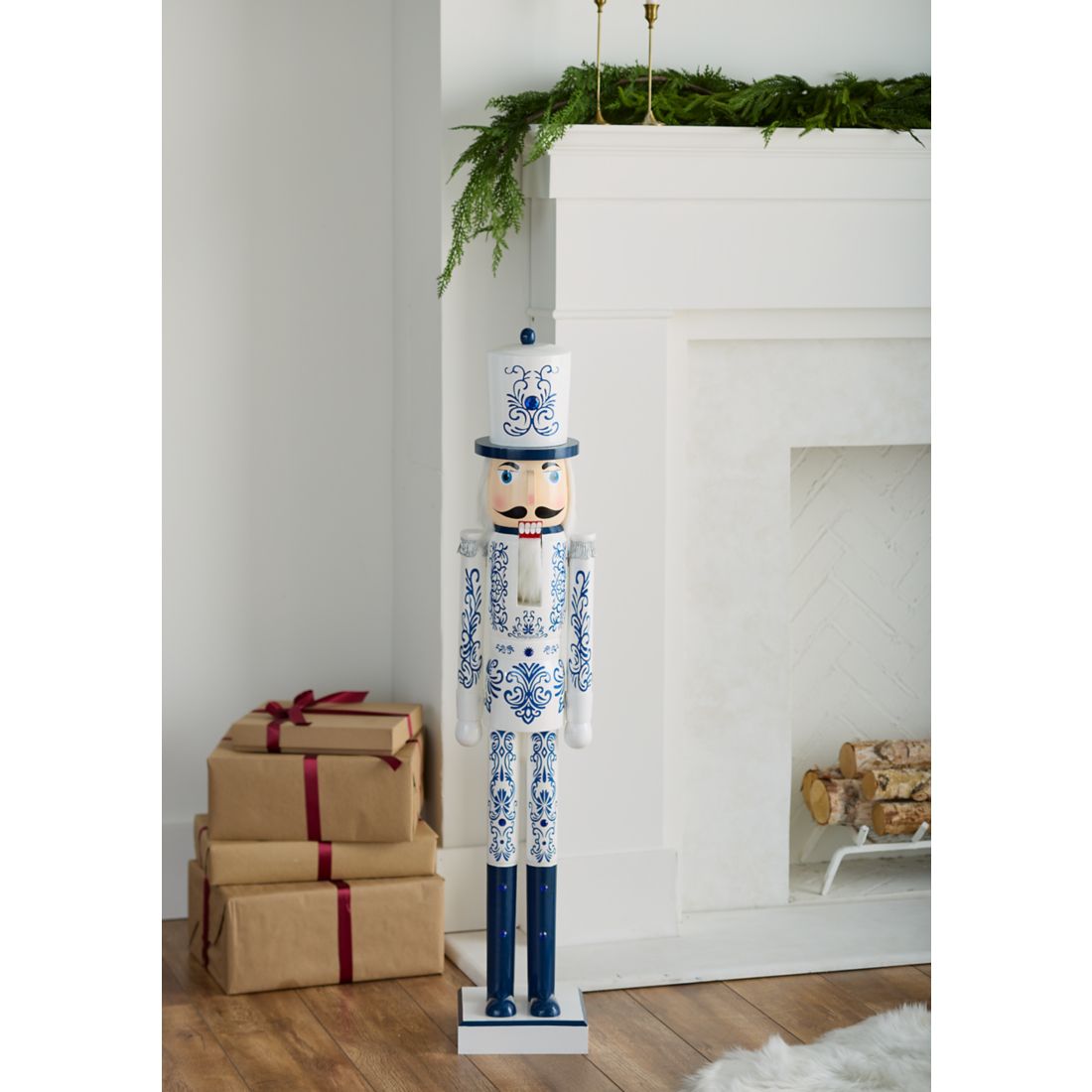 Biltmore 4 Ft White Nutcracker