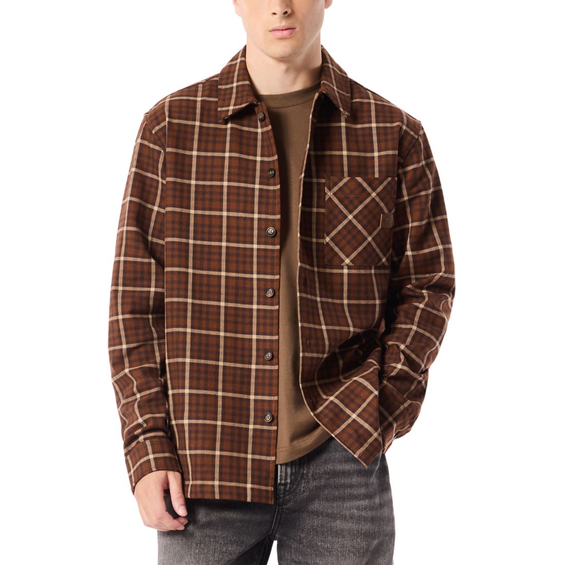 Buffalo David Bitton Men's Samuel Plaid Overshirt