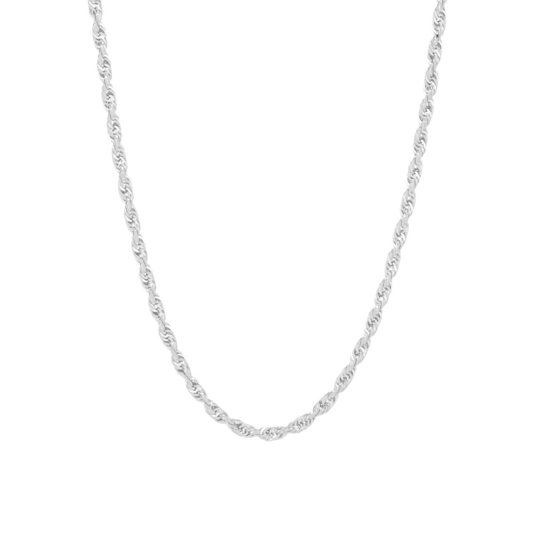 Belk & Co Solid Chain in 14K White Gold