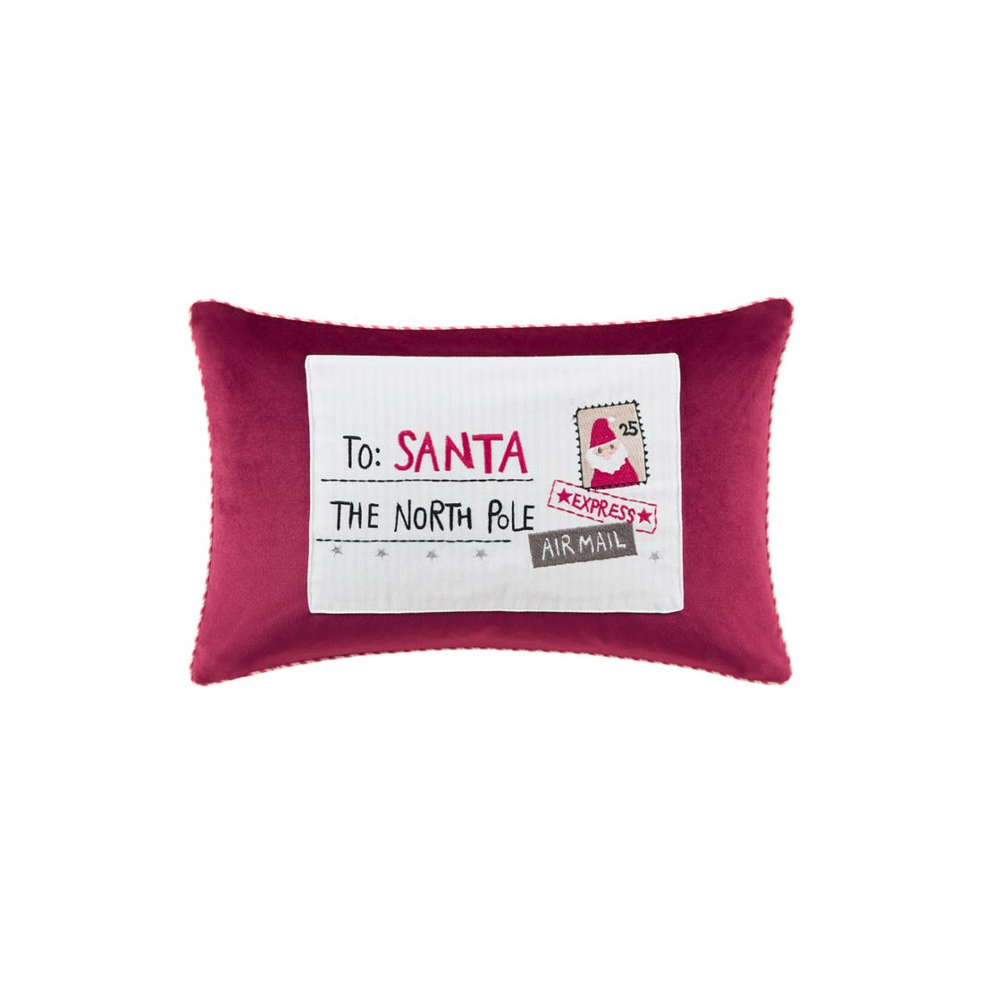 Echo Design Santa Envelope Decorative Pillow