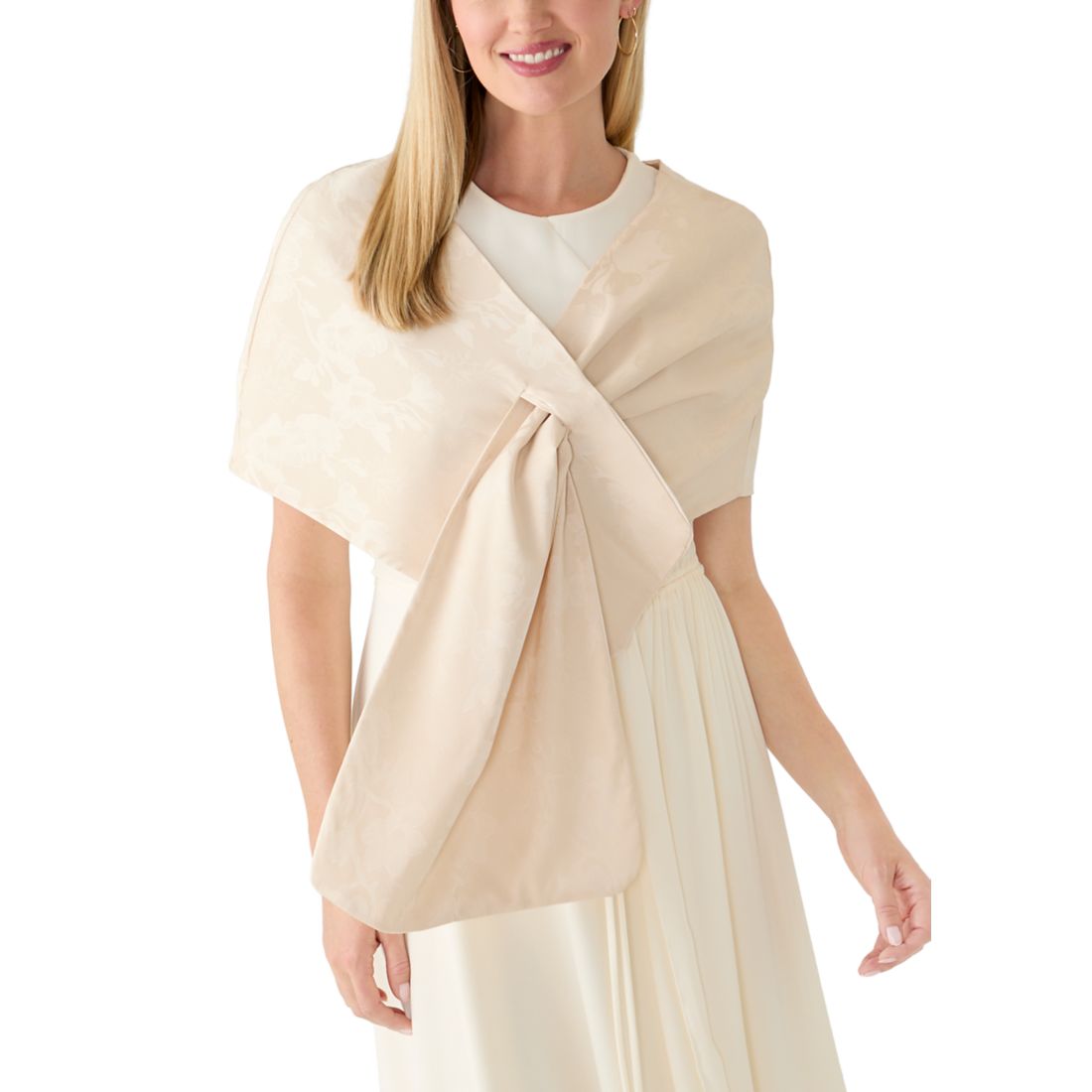Vince Camuto Women's Pull Through Jacquard Wrap