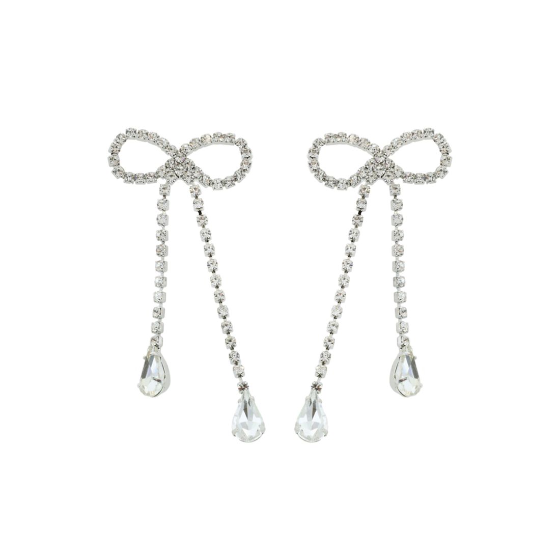 Belk Crystal Bow Earrings