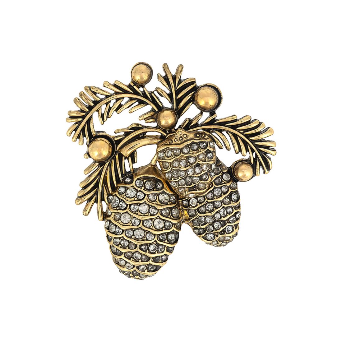Belk Pavé Pine Cone Pin