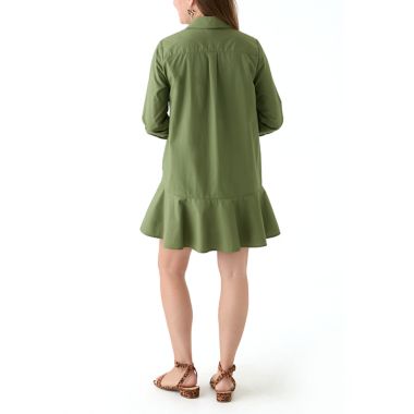 Belk London Times Women's 3/4 Sleeve V-Neck Floral Print A-Line Dress  available now at Apple Blossom Mall