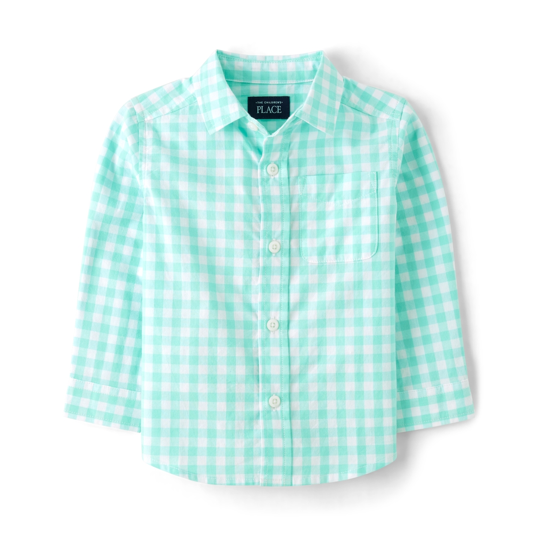 The Children's Place Baby And Toddler Boys Long Sleeve Gingham