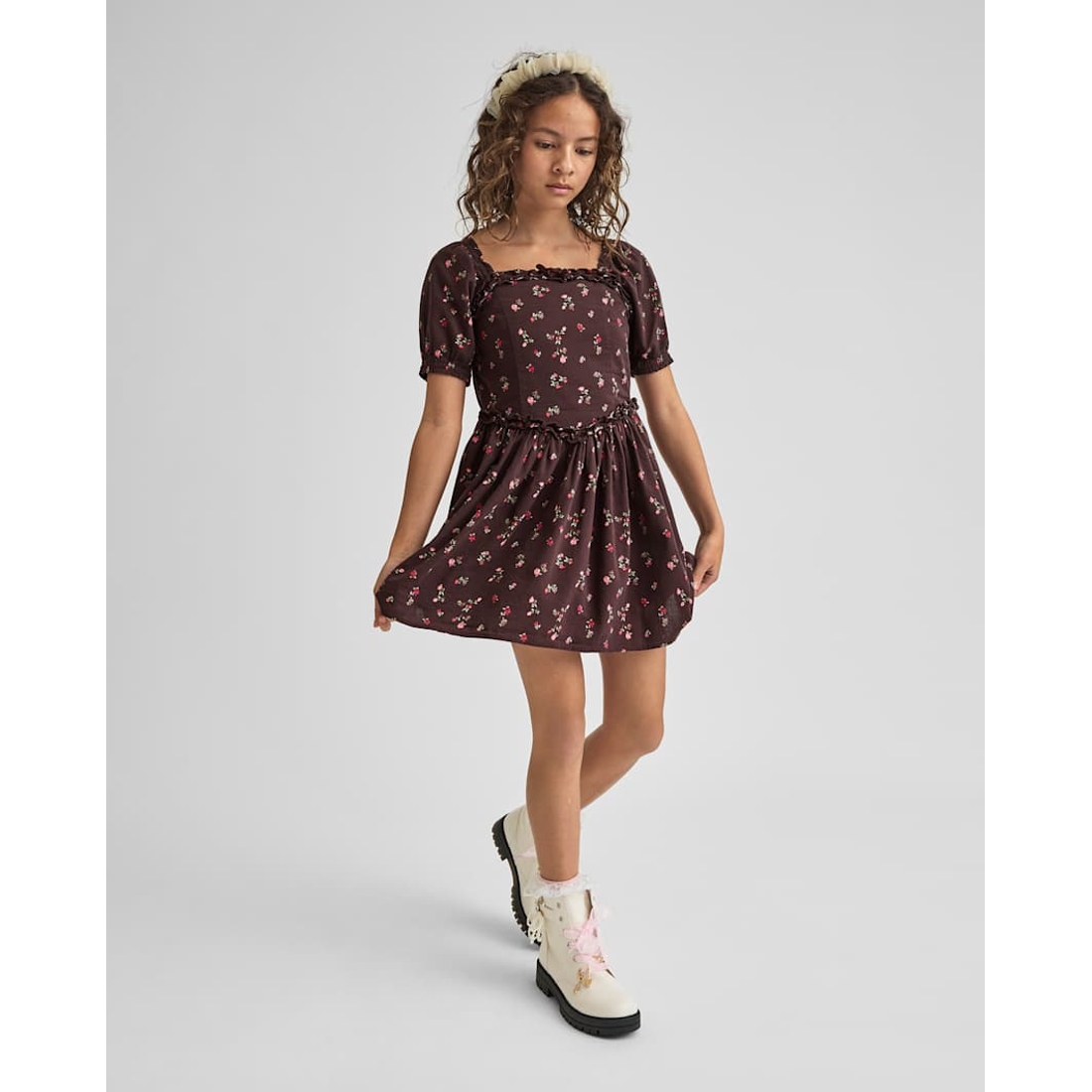 The Children's Place Tween Girls Floral Corset Dress available now at  Summit Mall