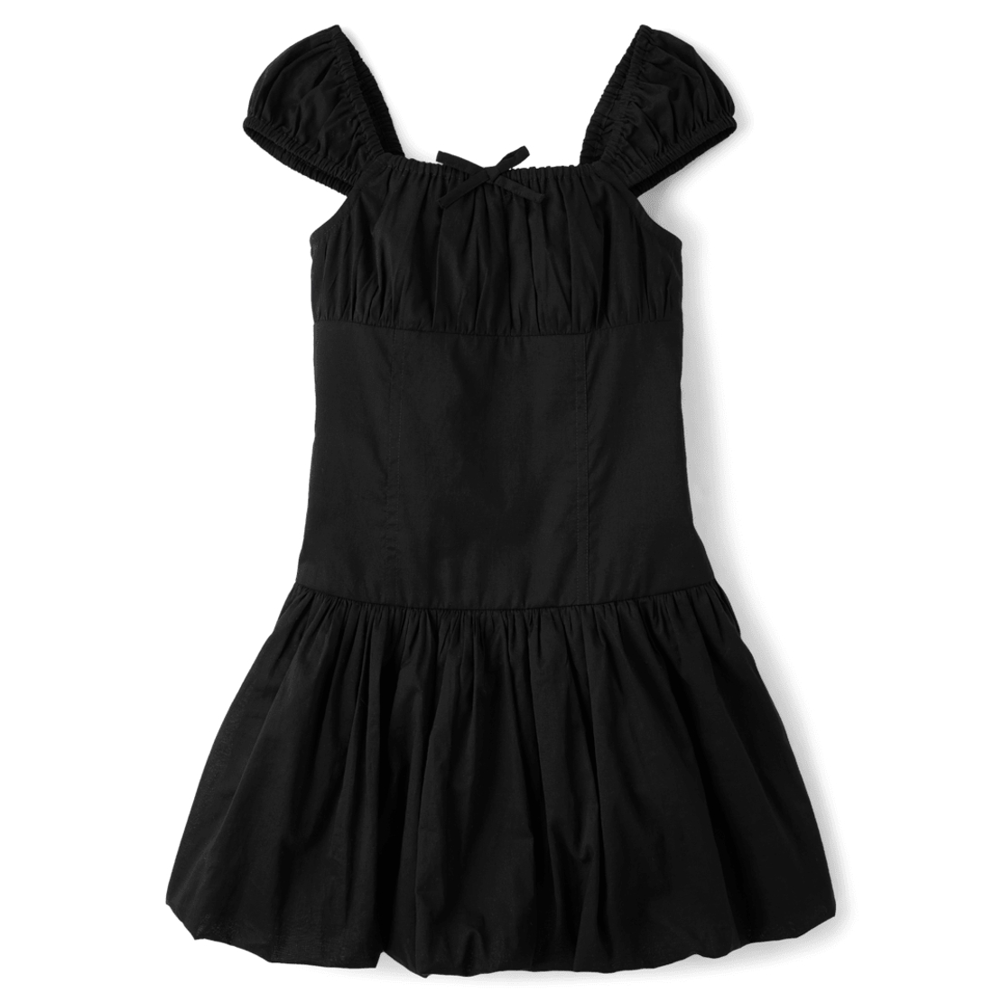 two tone black and wood dresser -tznius-fashion-tzniut-modest-Tznius-clothing-online-tznius-Shabbos-clothing-trendy-modest clothing-frum-clothing-brands-modest-clothing-for-teens- main image 1