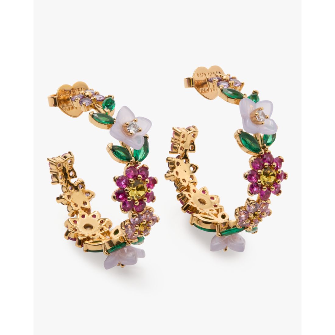 kate spade new york Bursting Blooms Hoops available now at