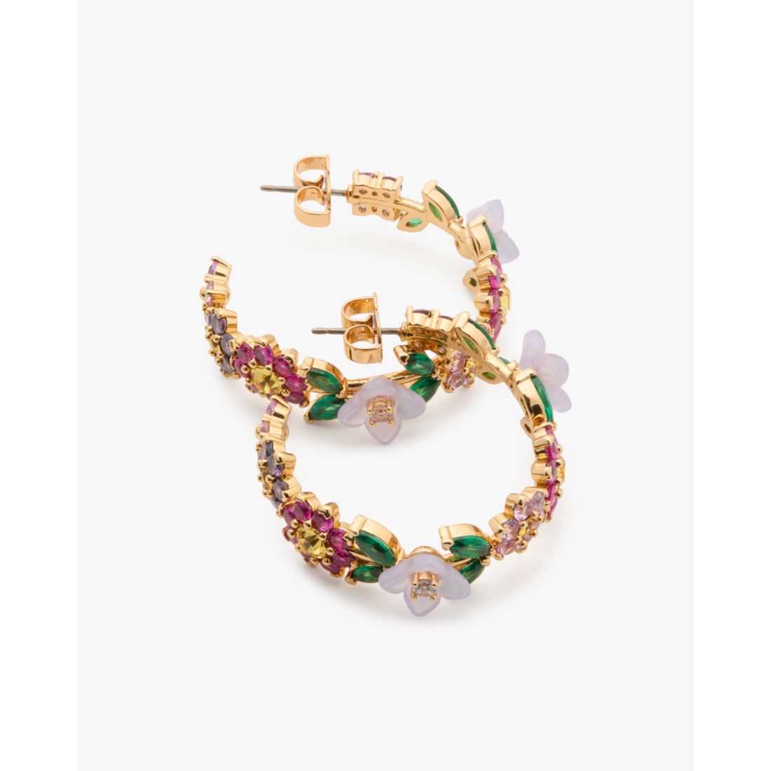 kate spade new york Bursting Blooms Hoops available now at