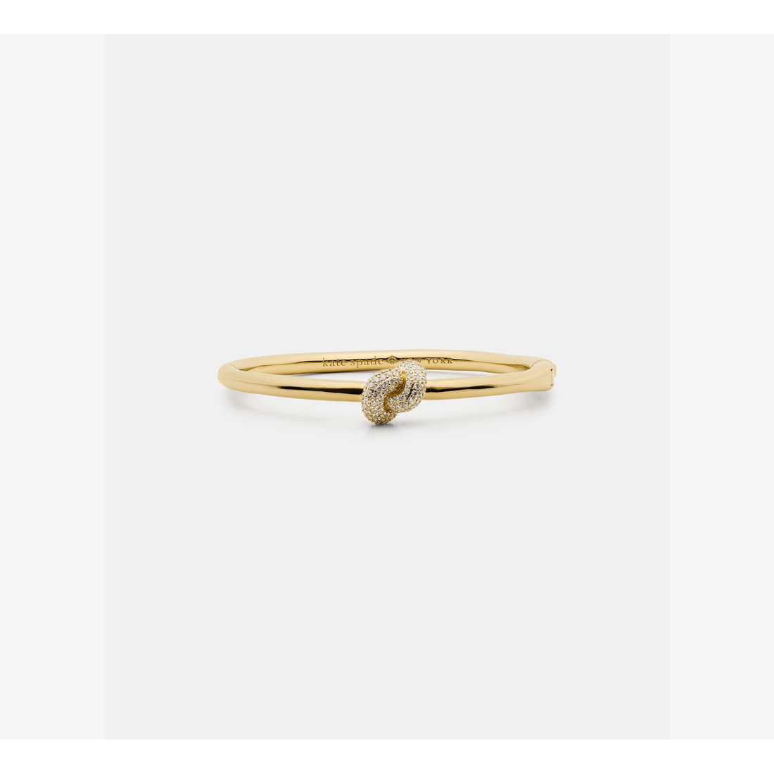 Kate Spade Sailor's Knot Pave Hinge Bangle